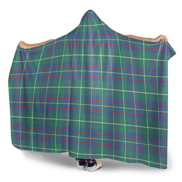 Scottish Inglis Ancient Clan Tartan Hooded Blanket Tartan Plaid 3