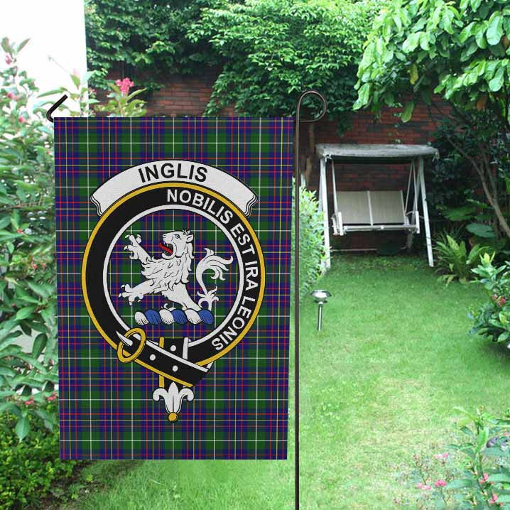 Scottish Inglis Clan Crest Tartan Garden Flag Tartan Plaid 2