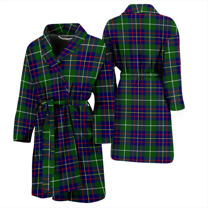 Scottish Inglis Modern Clan Tartan Bathrobe 3