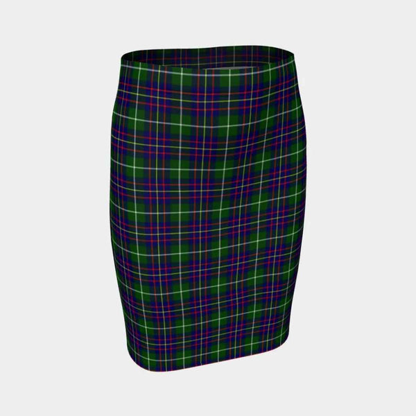 Scottish Inglis Modern Clan Tartan Fitted Skirt Tartan Plaid 1