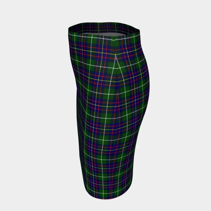 Scottish Inglis Modern Clan Tartan Fitted Skirt Tartan Plaid 2