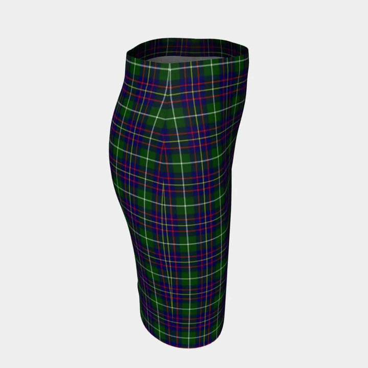 Scottish Inglis Modern Clan Tartan Fitted Skirt Tartan Plaid 3