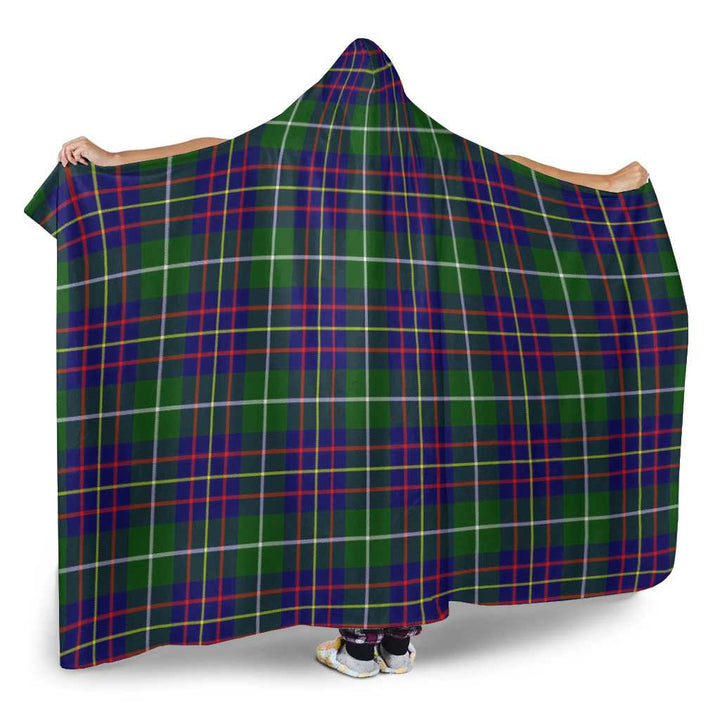 Scottish Inglis Modern Clan Tartan Hooded Blanket Tartan Plaid 2