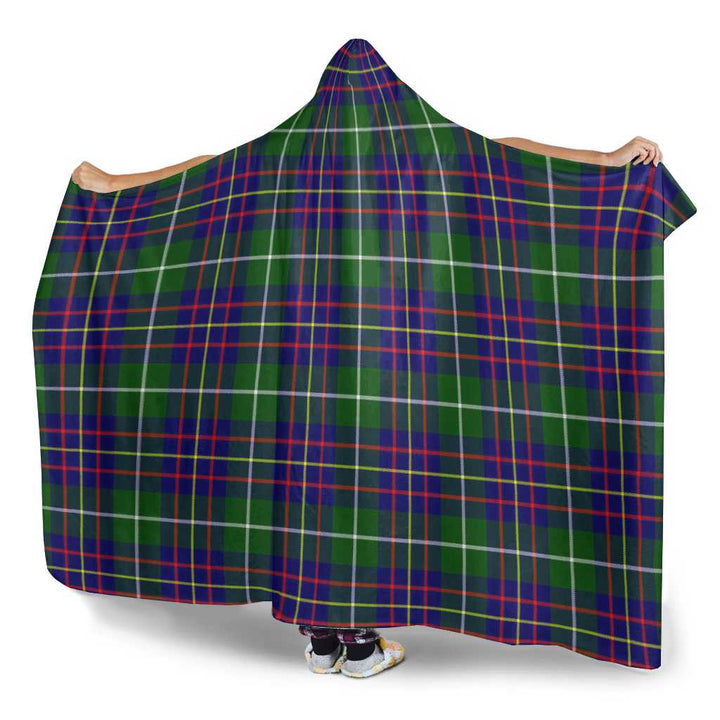 Scottish Inglis Modern Clan Tartan Hooded Blanket Tartan Plaid 3