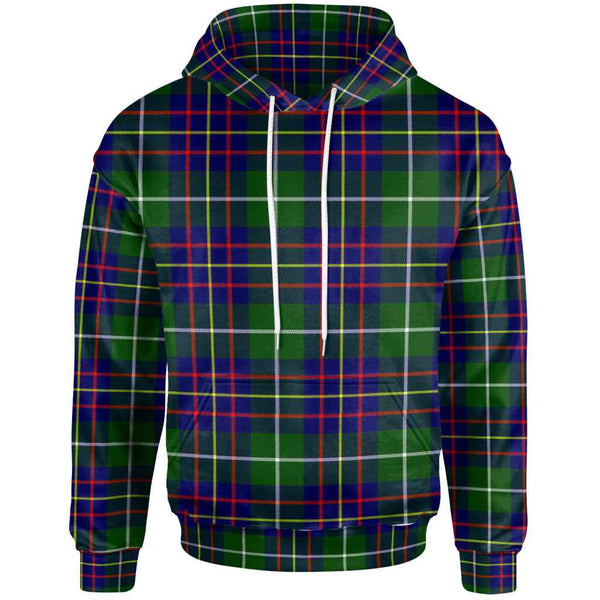 Scottish Inglis Modern Clan Tartan Hoodie Front Side Tartan Plaid