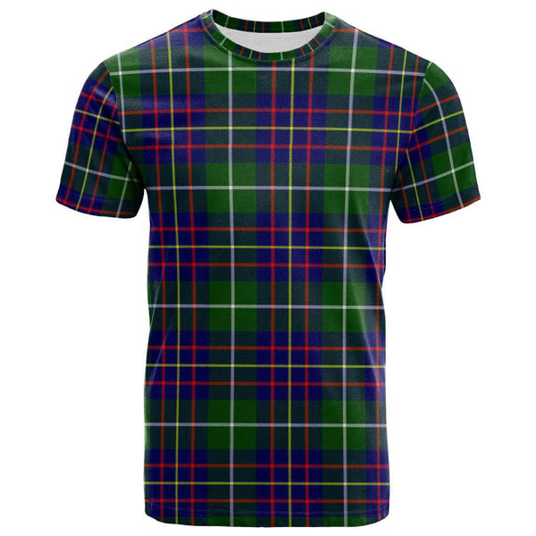 Scottish Inglis Modern Clan Tartan T-Shirt Front Side Tartan Plaid