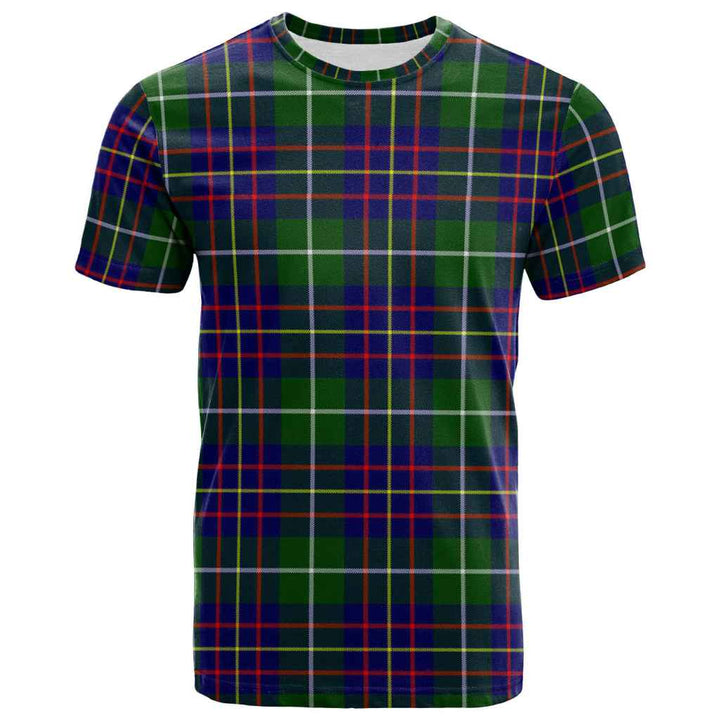 Scottish Inglis Modern Clan Tartan T-Shirt Front Side Tartan Plaid