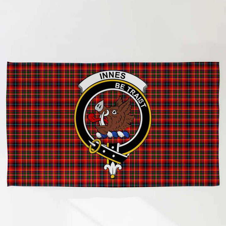 Scottish Innes Clan Crest Tartan Flag Parade Tartan Plaid 3