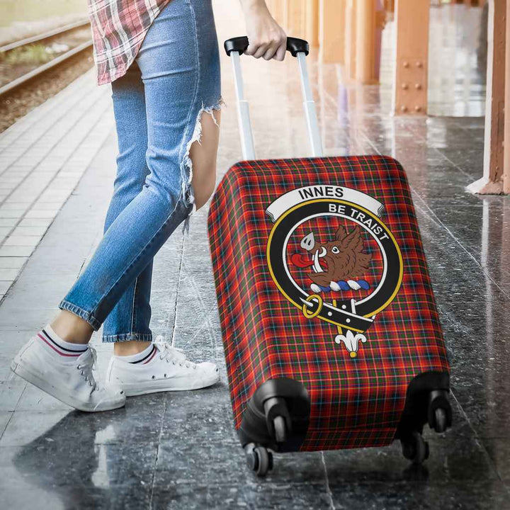 Scottish Innes Clan Crest Tartan Luggage Cover Tartan Plaid 3