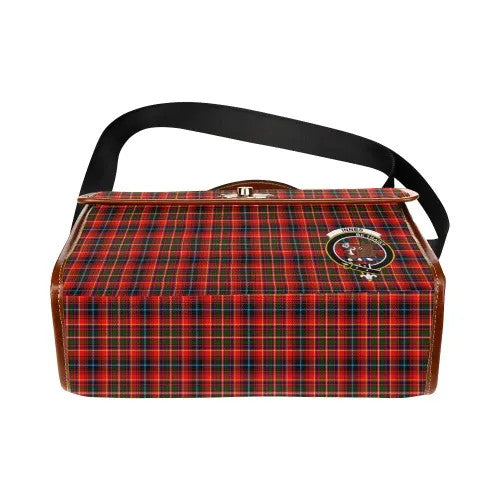 Scottish Innes Clan Crest Tartan Waterproof Canvas Bag Tartan Plaid 5