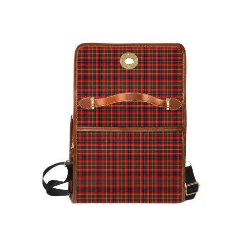 Scottish Innes Clan Crest Tartan Waterproof Canvas Bag Tartan Plaid 6