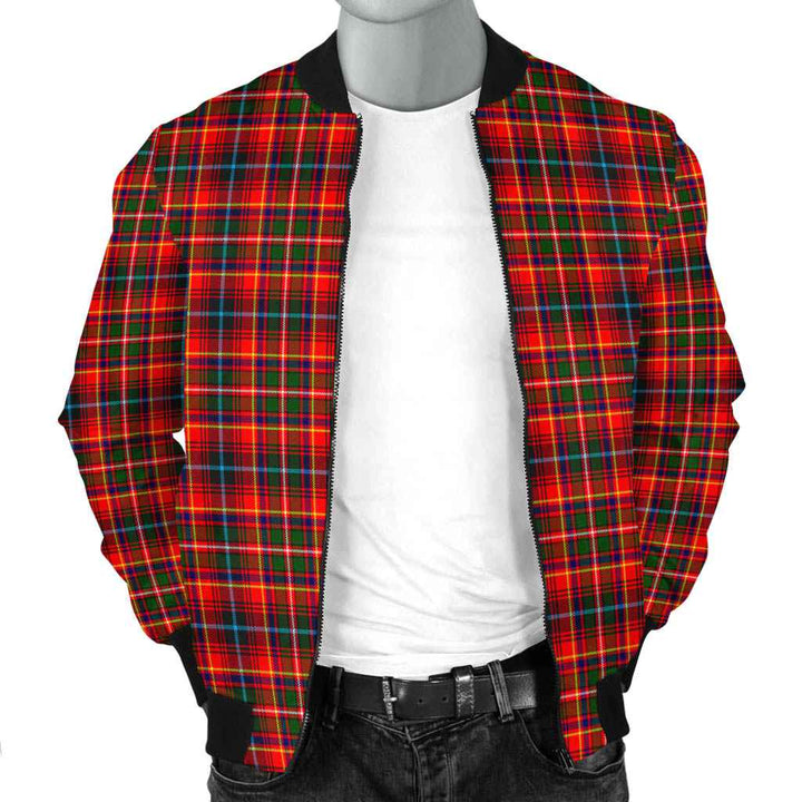 Scottish Innes Modern Clan Tartan Bomber Jacket Tartan Plaid 2