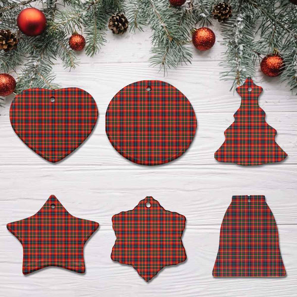 Scottish Innes Modern Clan Tartan Ceramic Ornament All Tartan Plaid