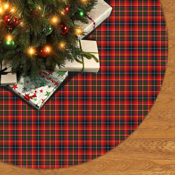 Scottish Innes Modern Clan Tartan Christmas Tree Skirt No Tassels 2 Tartan Plaid