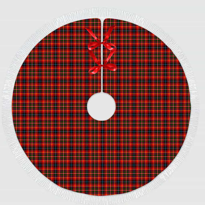 Scottish Innes Modern Clan Tartan Christmas Tree Skirt Tassels 1 Tartan Plaid
