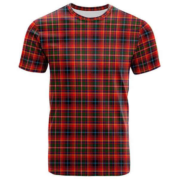 Scottish Innes Modern Clan Tartan T-Shirt Front Side Tartan Plaid