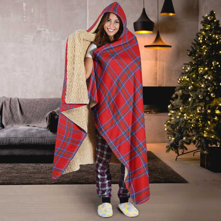 Scottish Inverness District Clan Tartan Hooded Blanket Tartan Plaid 6
