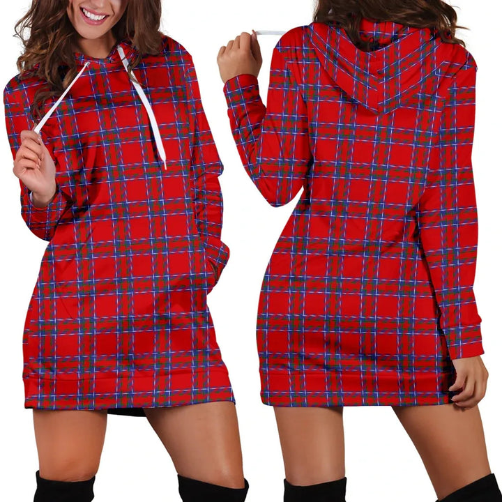 Scottish Inverness District Clan Tartan Hoodie Dress