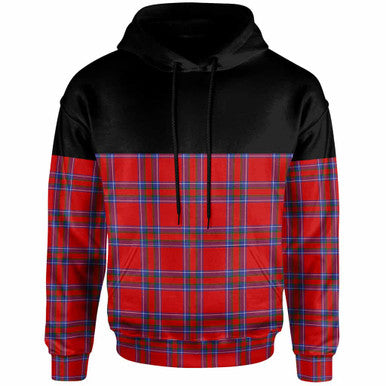 Scottish Inverness District Clan Tartan Hoodie - Horizontal Style Front Side Tartan Plaid
