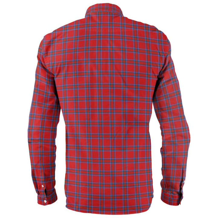 Scottish Inverness District Clan Tartan Long Sleeve Shirt Back Side Tartan Plaid