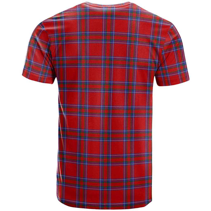 Scottish Inverness District Clan Tartan T-Shirt Back Side Tartan Plaid