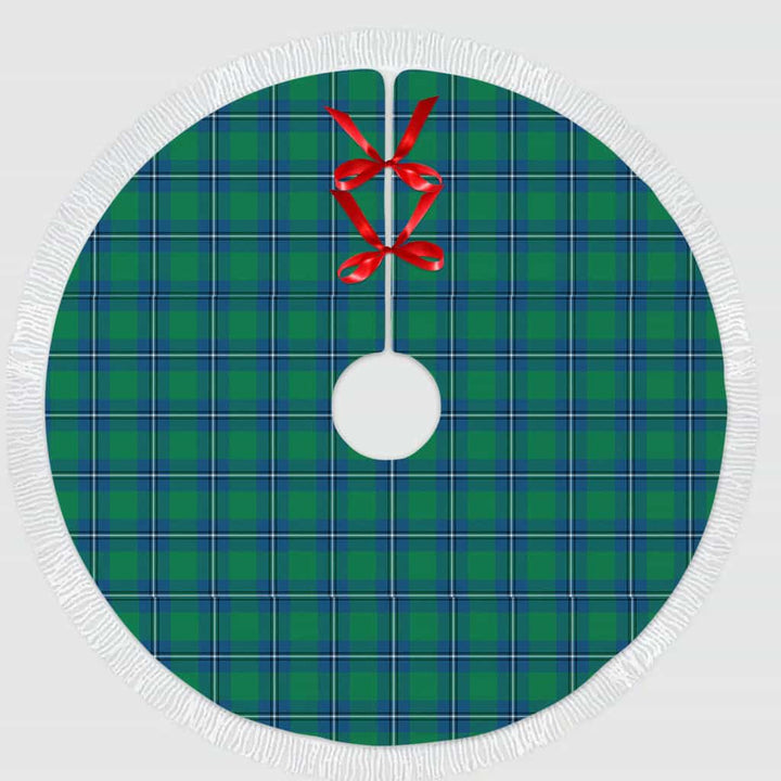 Scottish Irvine Ancient Clan Tartan Christmas Tree Skirt Tassels 1 Tartan Plaid