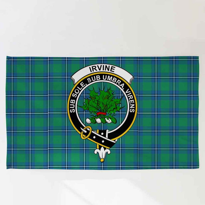 Scottish Irvine Clan Crest Tartan Flag Parade Tartan Plaid 3