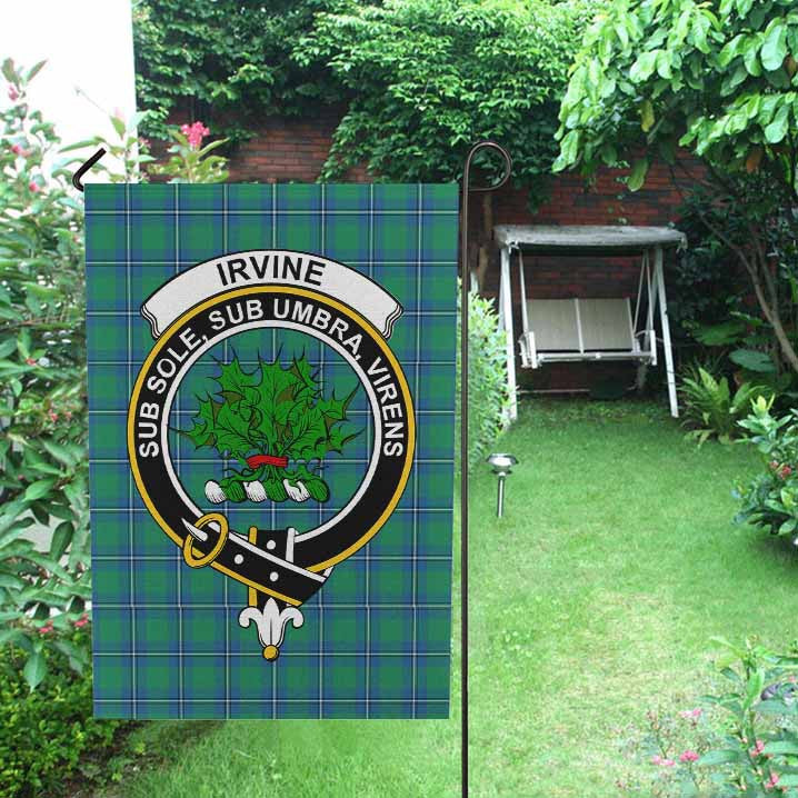 Scottish Irvine Clan Crest Tartan Garden Flag Tartan Plaid 2