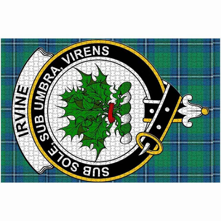 Scottish Irvine Clan Crest Tartan Jigsaw Puzzle 2