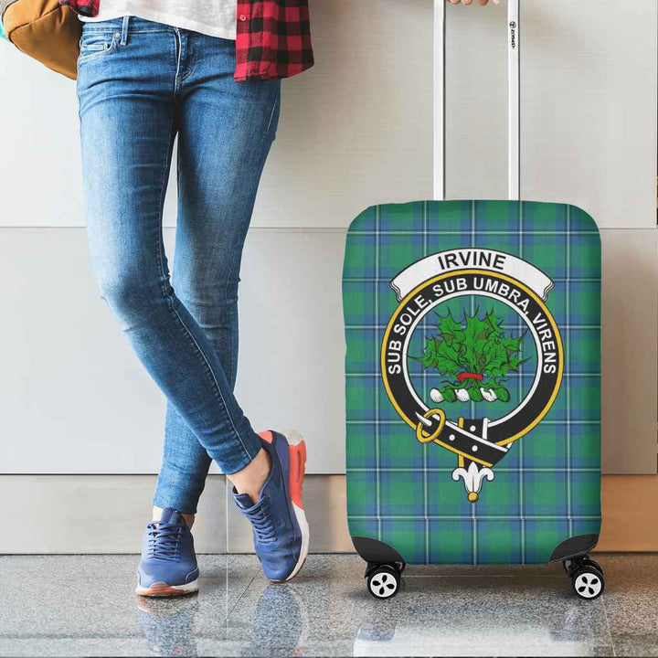 Scottish Irvine Clan Crest Tartan Luggage Cover Tartan Plaid 2