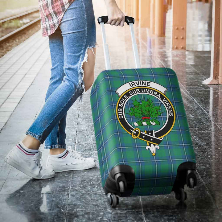Scottish Irvine Clan Crest Tartan Luggage Cover Tartan Plaid 3