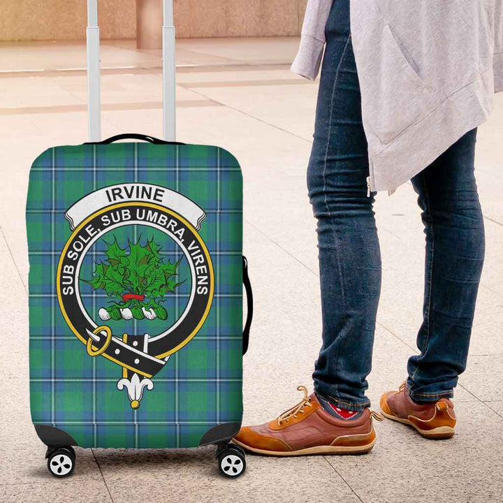 Scottish Irvine Clan Crest Tartan Luggage Cover Tartan Plaid 4