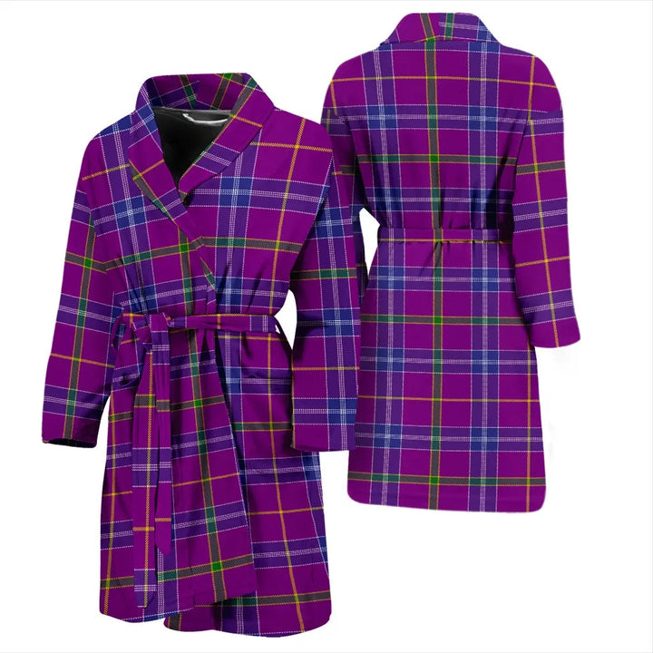 Scottish Jackson Clan Tartan Bathrobe 3