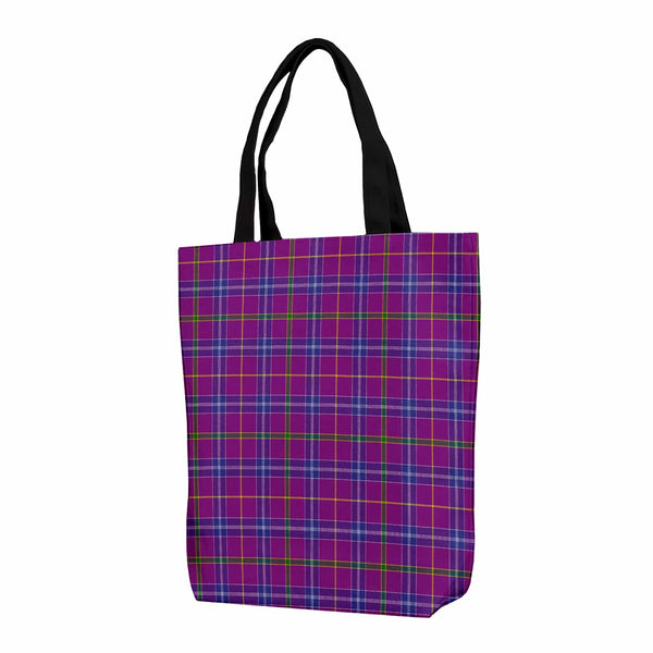 Scottish Jackson Clan Tartan Canvas Bag With Shoulder Strap Tartan Plaid 1