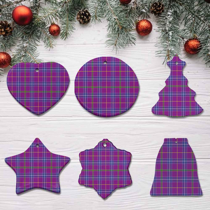 Scottish Jackson Clan Tartan Ceramic Ornament All Tartan Plaid
