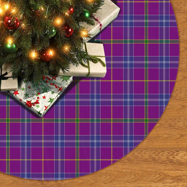 Scottish Jackson Clan Tartan Christmas Tree Skirt No Tassels 2 Tartan Plaid