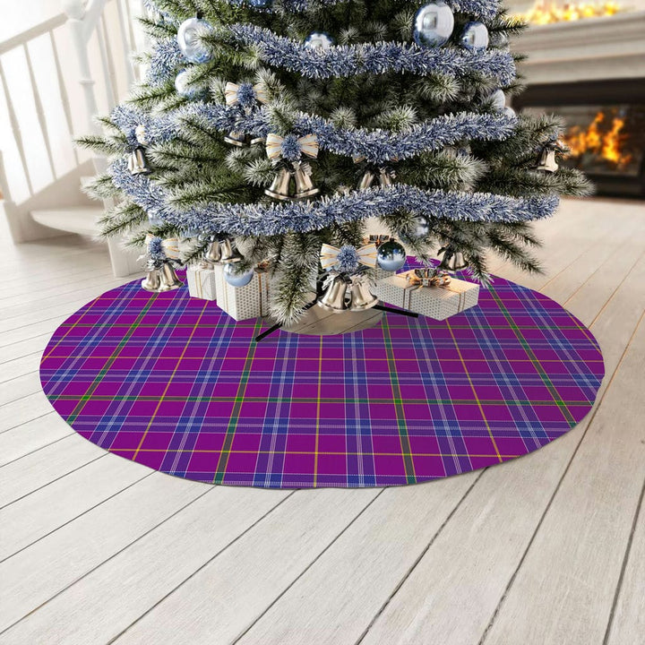 Scottish Jackson Clan Tartan Christmas Tree Skirt No Tassels 3 Tartan Plaid