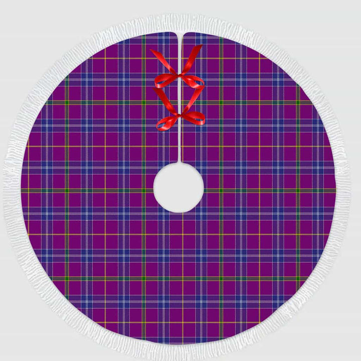 Scottish Jackson Clan Tartan Christmas Tree Skirt Tassels 1 Tartan Plaid