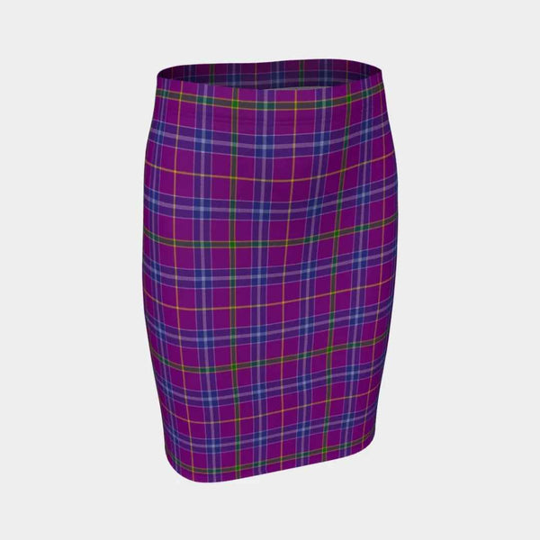 Scottish Jackson Clan Tartan Fitted Skirt Tartan Plaid 1