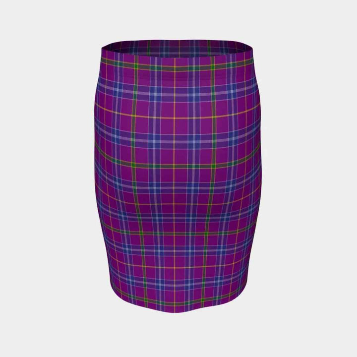 Scottish Jackson Clan Tartan Fitted Skirt Tartan Plaid 4