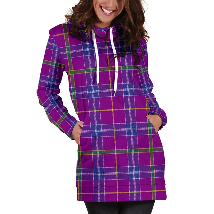 Scottish Jackson Clan Tartan Hoodie Dress