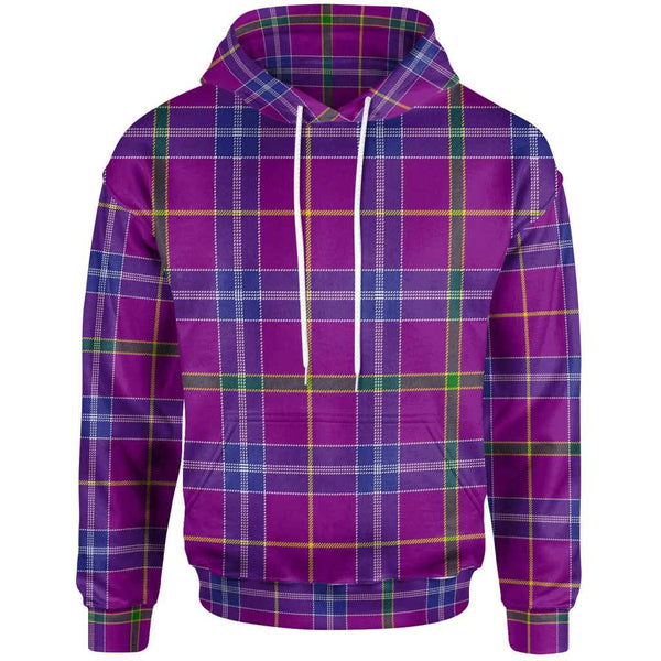 Scottish Jackson Clan Tartan Hoodie Front Side Tartan Plaid