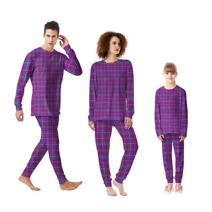 Scottish Jackson Clan Tartan Pajama Set Tartan Plaid