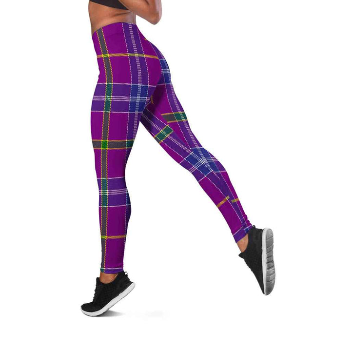 Scottish Jackson Clan Tartan Women Leggings Tartan Plaid 2