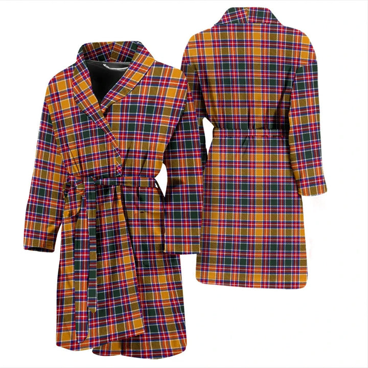 Scottish Jacobite Clan Tartan Bathrobe 3