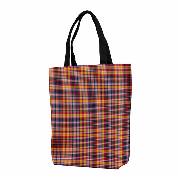 Scottish Jacobite Clan Tartan Canvas Bag With Shoulder Strap Tartan Plaid 1