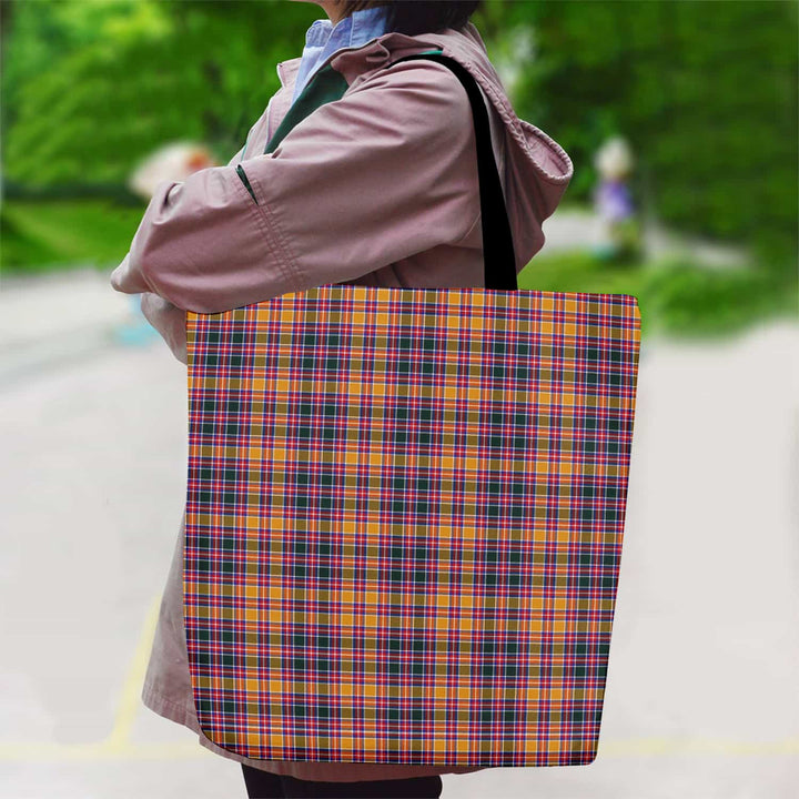 Scottish Jacobite Clan Tartan Canvas Bag With Shoulder Strap Tartan Plaid 2