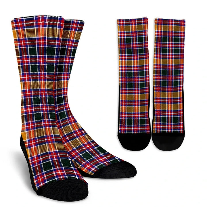 Scottish Jacobite Clan Tartan Crew Socks