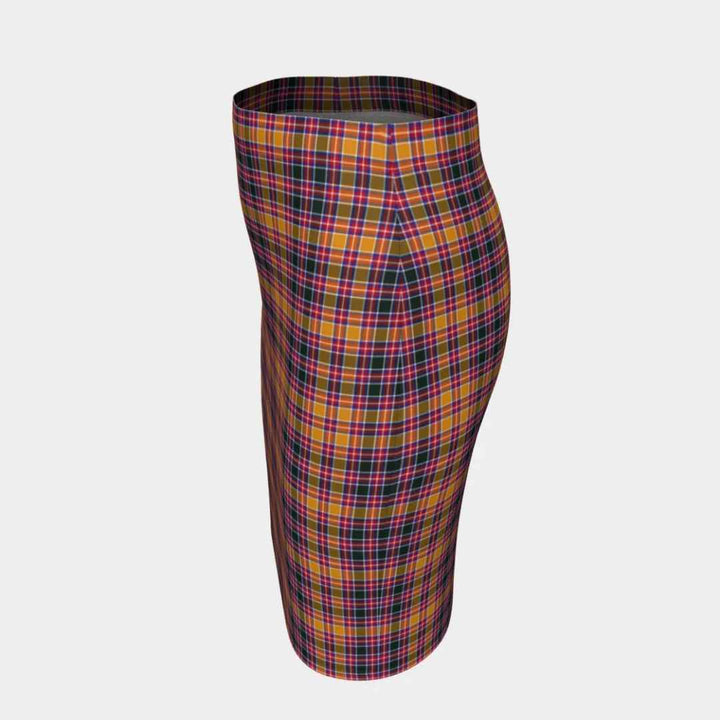 Scottish Jacobite Clan Tartan Fitted Skirt Tartan Plaid 2
