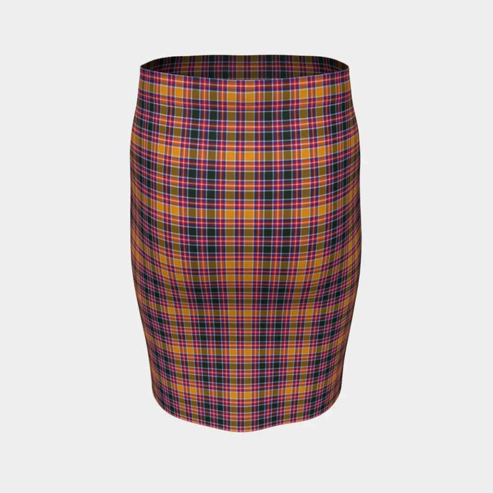 Scottish Jacobite Clan Tartan Fitted Skirt Tartan Plaid 4